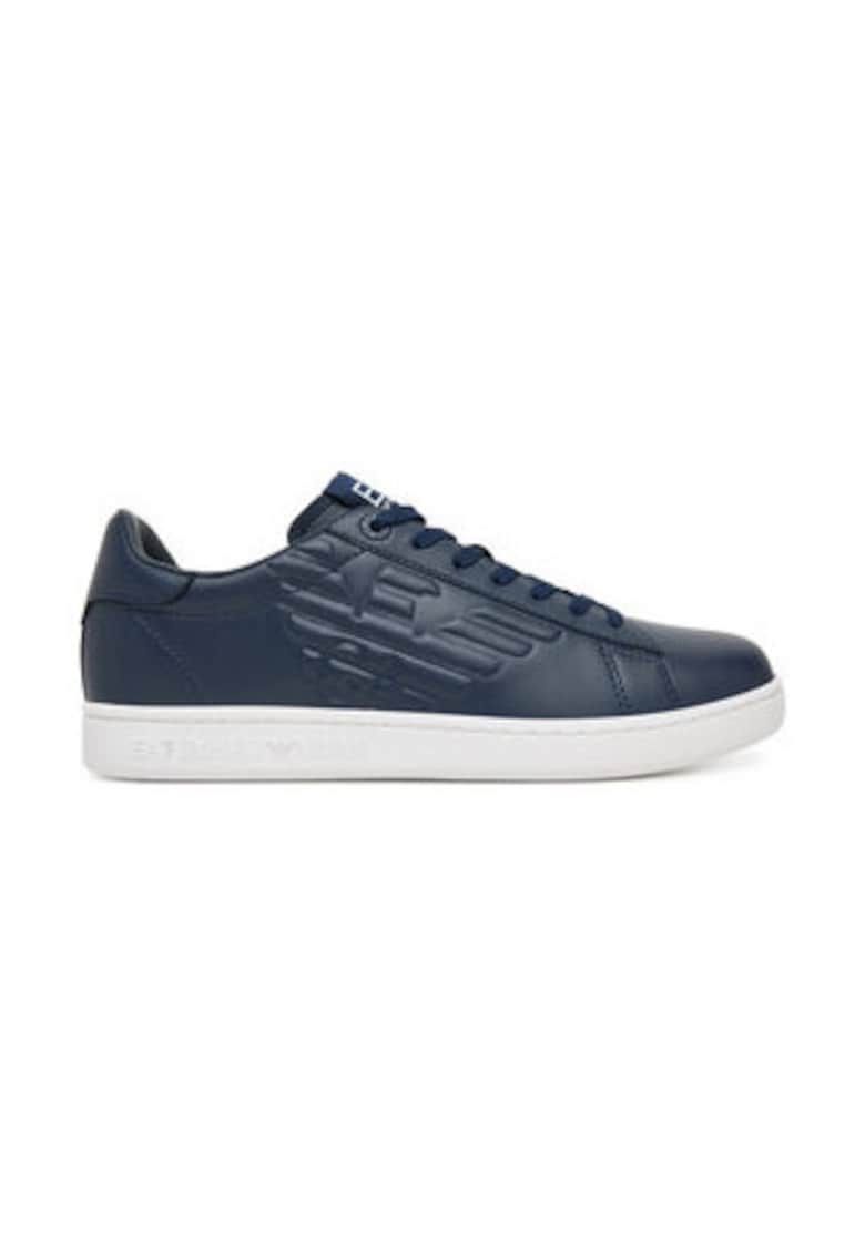 Tenisi barbati - Emporio Armani  305577580 - piele naturala - albastru