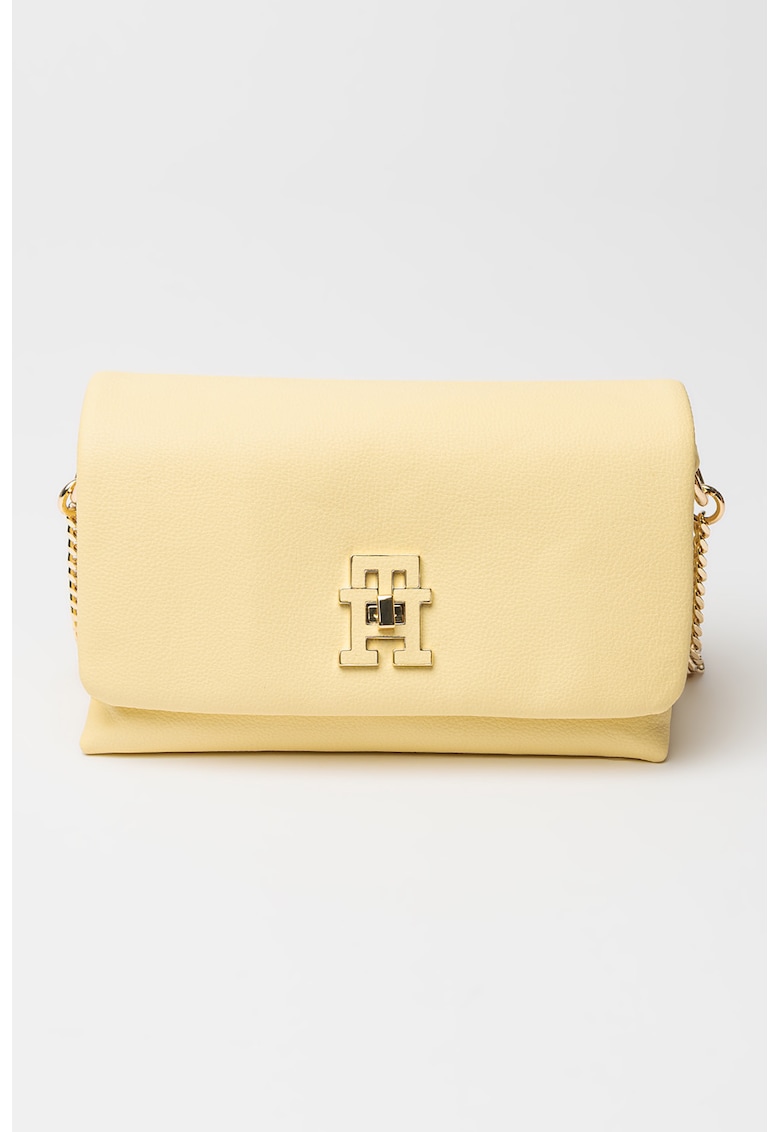 Geanta crossbody cu logo - Galben