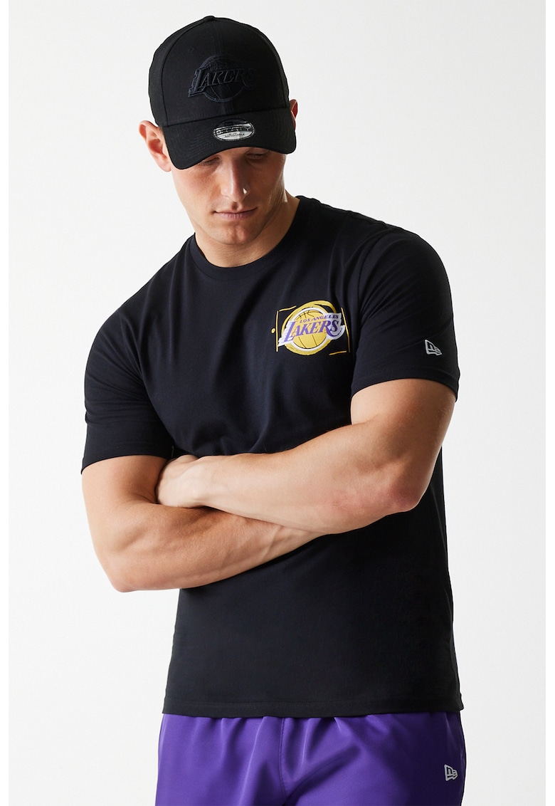 Tricou cu imprimeu pe spate - Negru