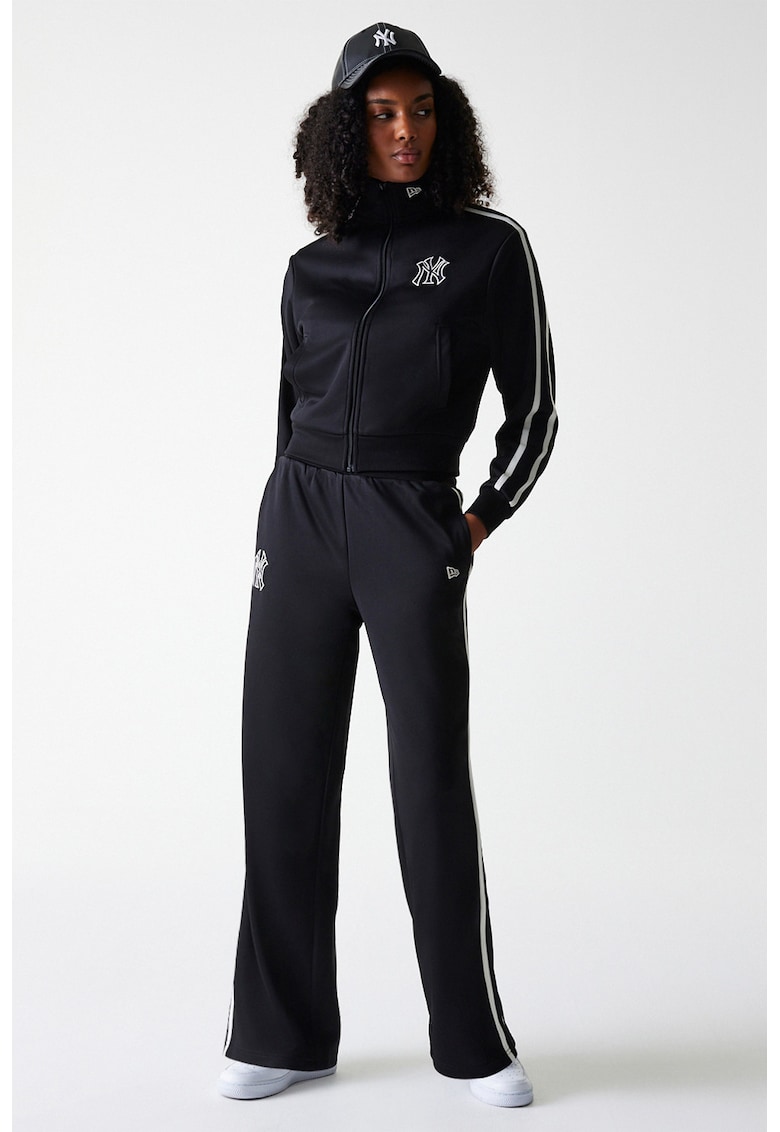 Pantaloni unisex relaxed fit de trening - Negru