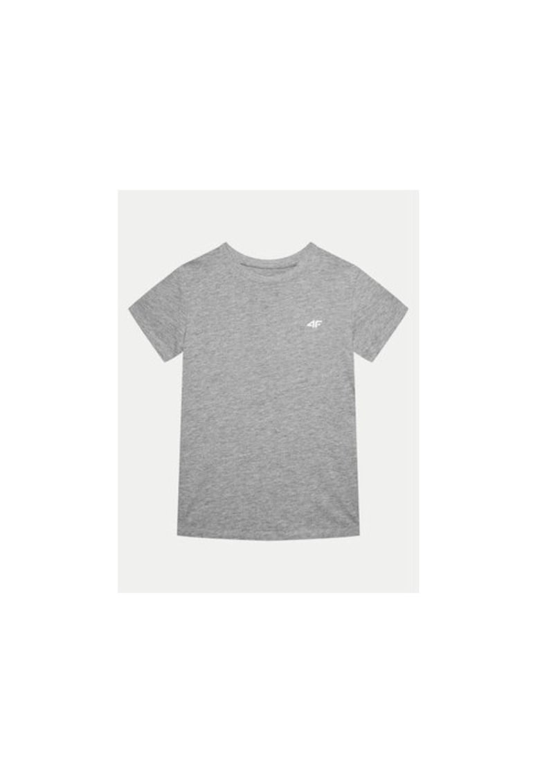 Tricou fete -  303943479 - Bumbac - Gri - Gri