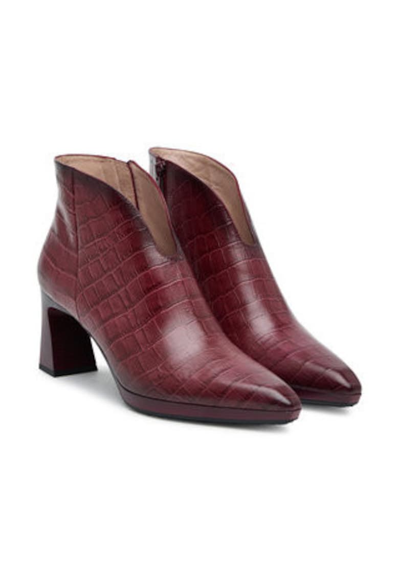 Pantofi dama 305492807 -  Piele naturala - Visiniu -