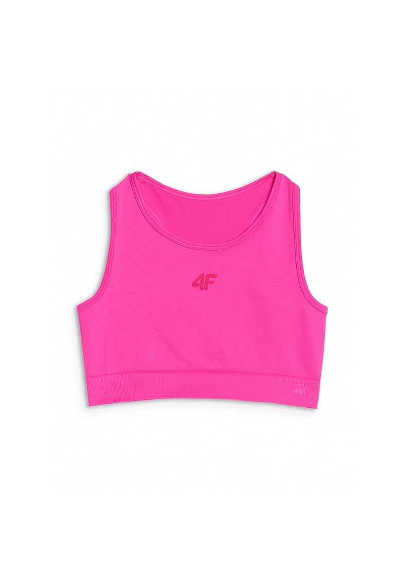 Bustiera sport  roz - uscare rapida - pentru fete - sintetic