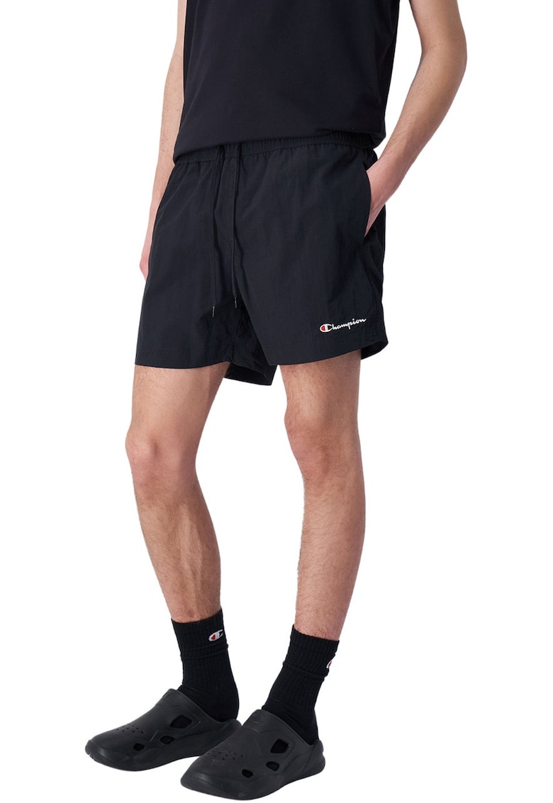 Costum de baie -  sort scurt - negru - poliester -
