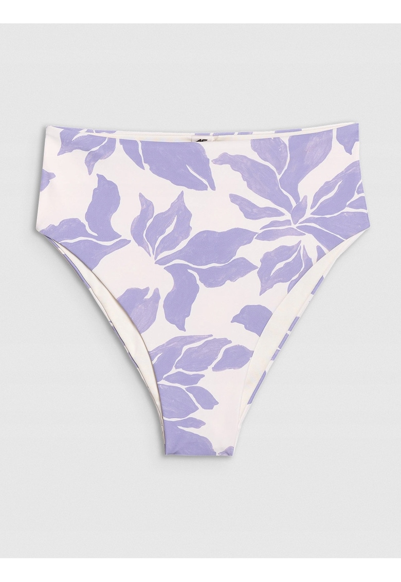 Slip de bikini  violet - elastic - talie inalta - sintetic