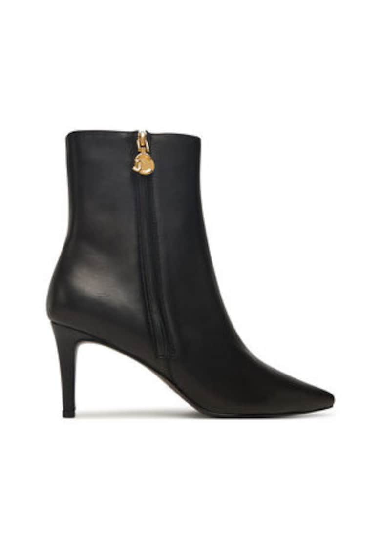 Botine dama 305541796 -  Piele naturala - Negru