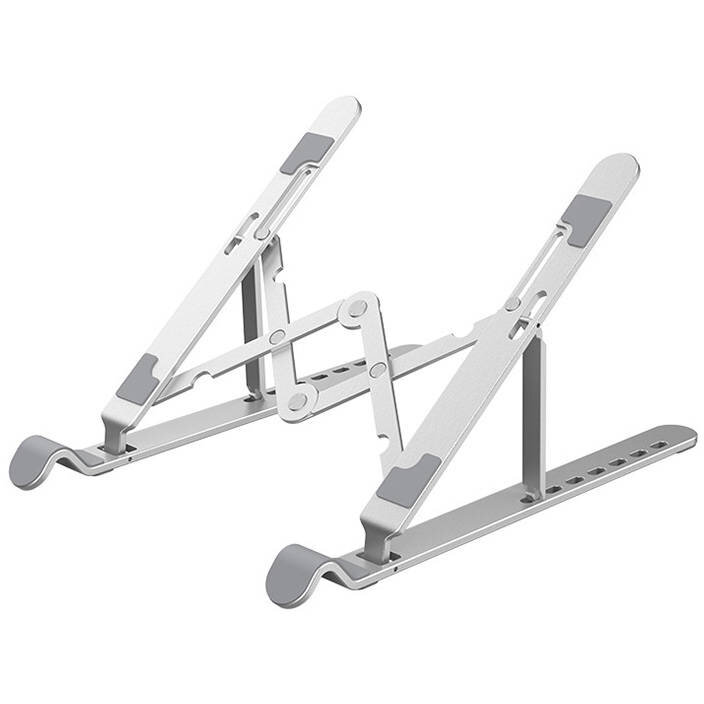 Stand Laptop PFB-A2-SV-BP Universal Dispozitive Cu Diagonala De Pana La 17inch 7x Trepte Reglare Inaltime Argintiu