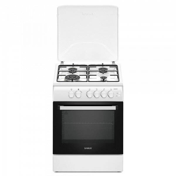 Oferte la Aragaz SM664APGS Plita + Cuptor 4 Arzatoare 1 Arzator WOK Duze GPL Alb