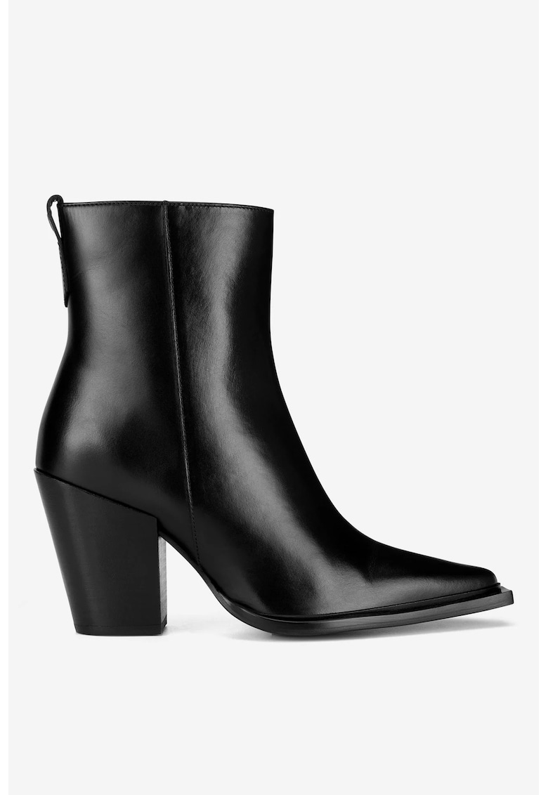 Ghete dama  5905588828594 - Piele naturala - Negru - Negru