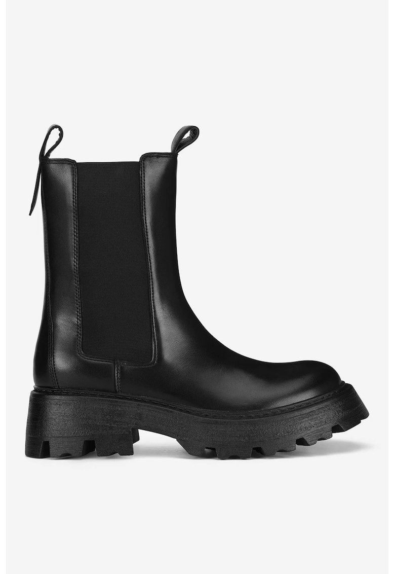 Ghete dama  5905588904137 - Piele naturala - Negru - Negru