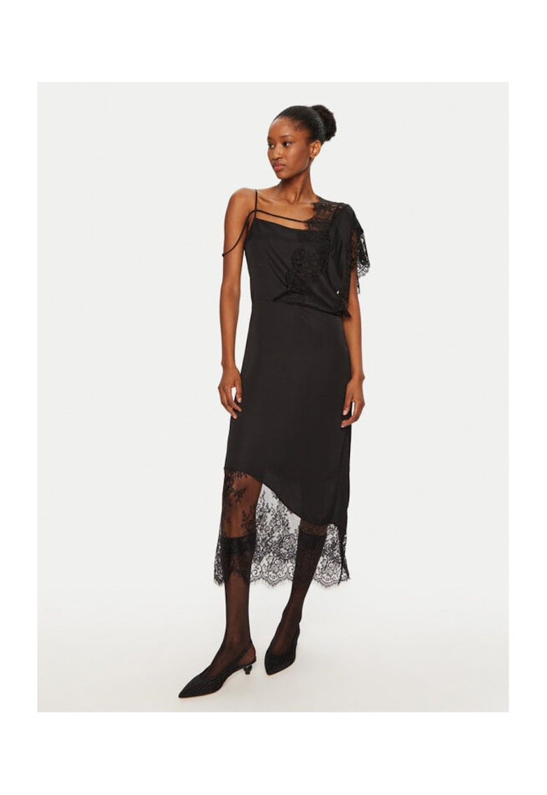 Rochie dama -  304891427 - Viscoza - Negru - Negru