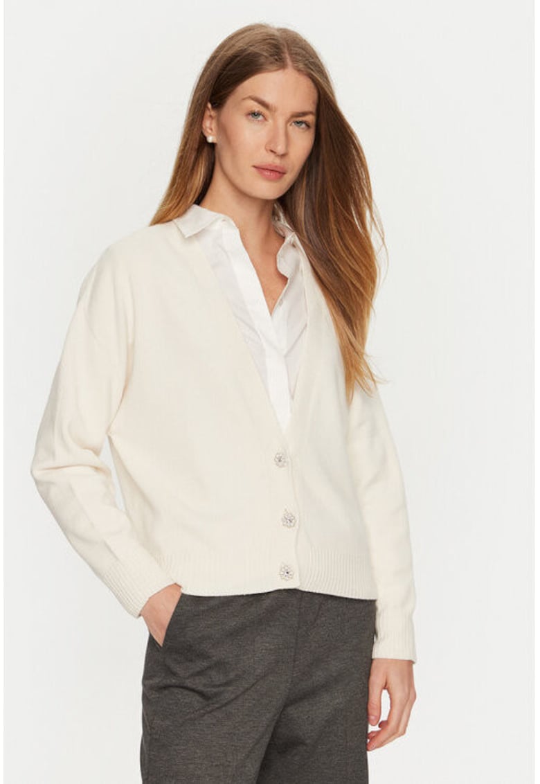 Oferte la Cardigan dama -  304905261 - Viscoza/Poliester - One Size INTL - Bej