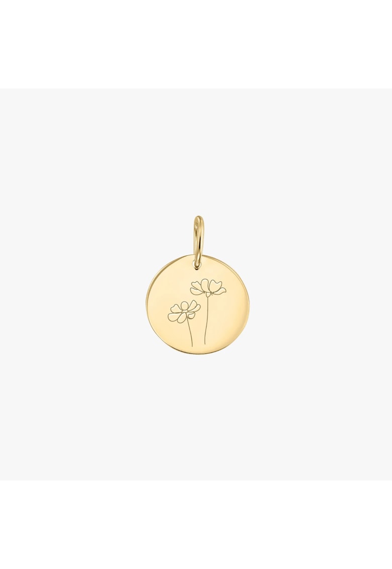 Pandantiv din aur Birthflower - October Cosmos