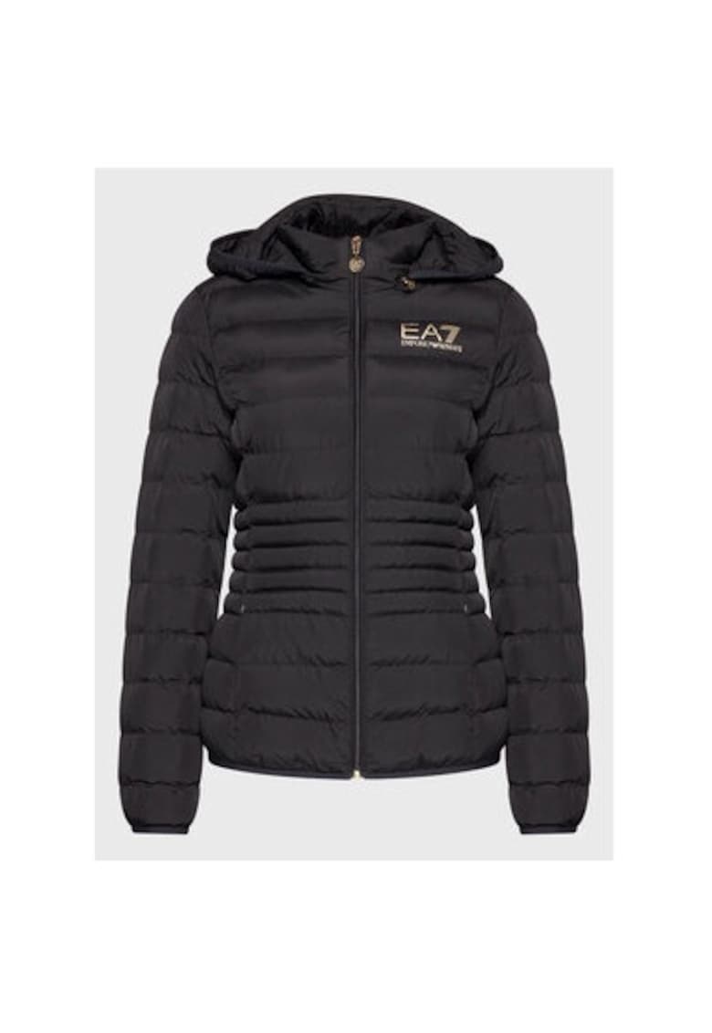 Geaca slim fit cu gluga