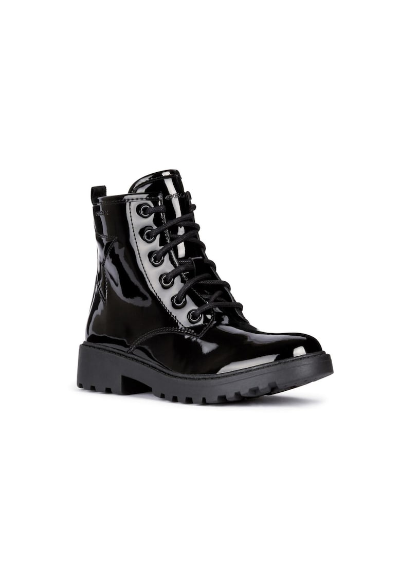 Ghete fete -  J Casey Girl - Poliuretan - Negru