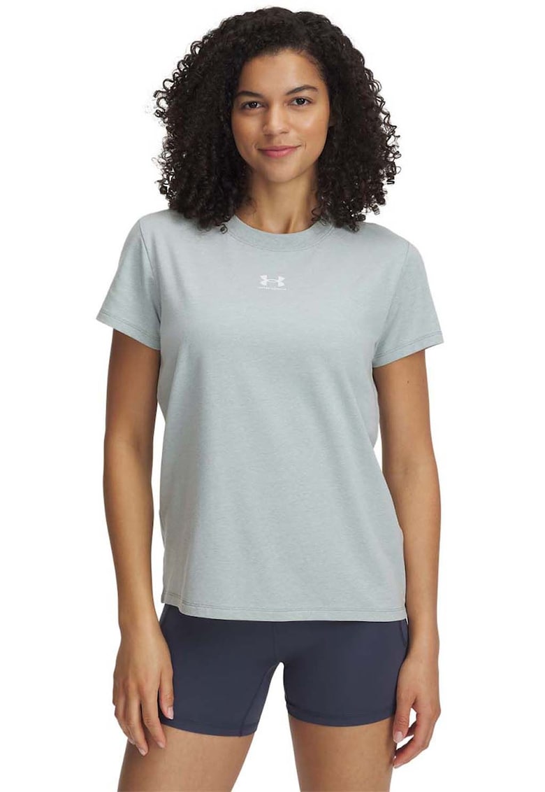 Tricou cu detaliu logo Rival Core - Verde pal