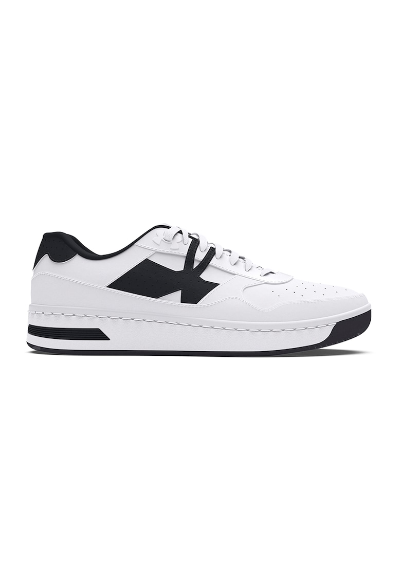 Pantofi sport Court 96 low-cut de piele - Alb/Negru