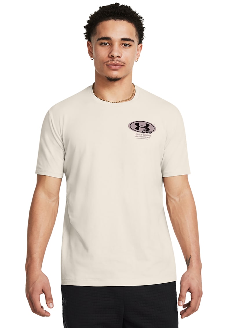 Tricou pentru fitness Grounds - Alb murdar