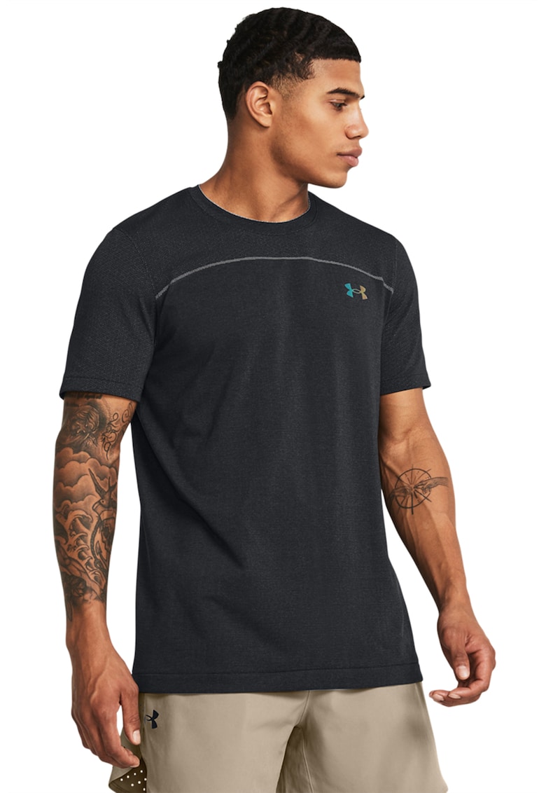 Tricou pentru antrenament Rush - Negru/Gri inchis
