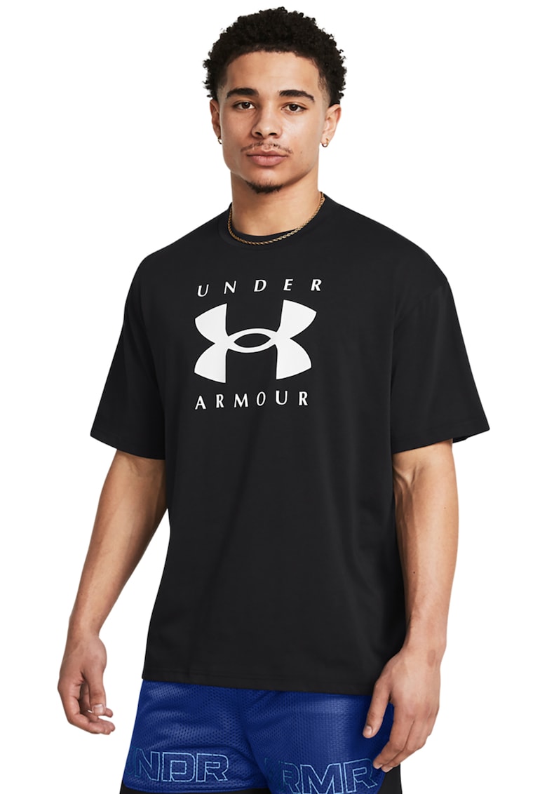 Tricou supradimensionat Heavyweight - Alb/Negru