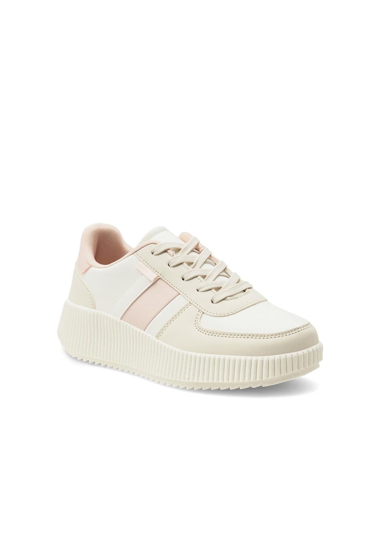 Pantofi sport dama -  425182 - Piele ecologica - Bej