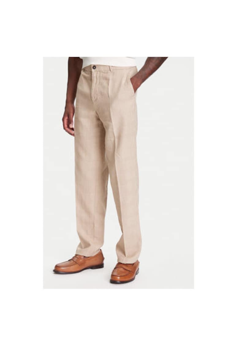 Pantaloni barbati  43B3UF03X - In/Bumbac - Bej - Bej