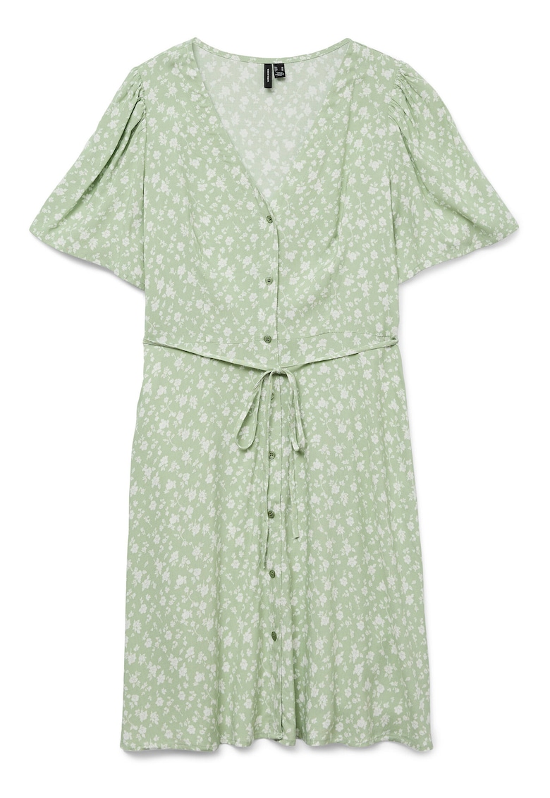 Rochie de vara dama  10292845 - Viscoza - Verde - Verde