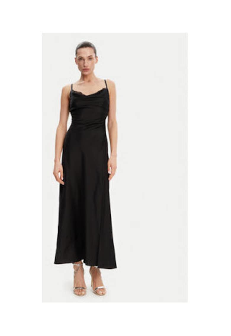 Rochie lunga de seara cu bretele