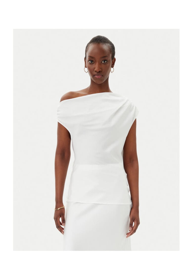 Bluza dama  RFY4JDG - Poliester - Alb - Alb