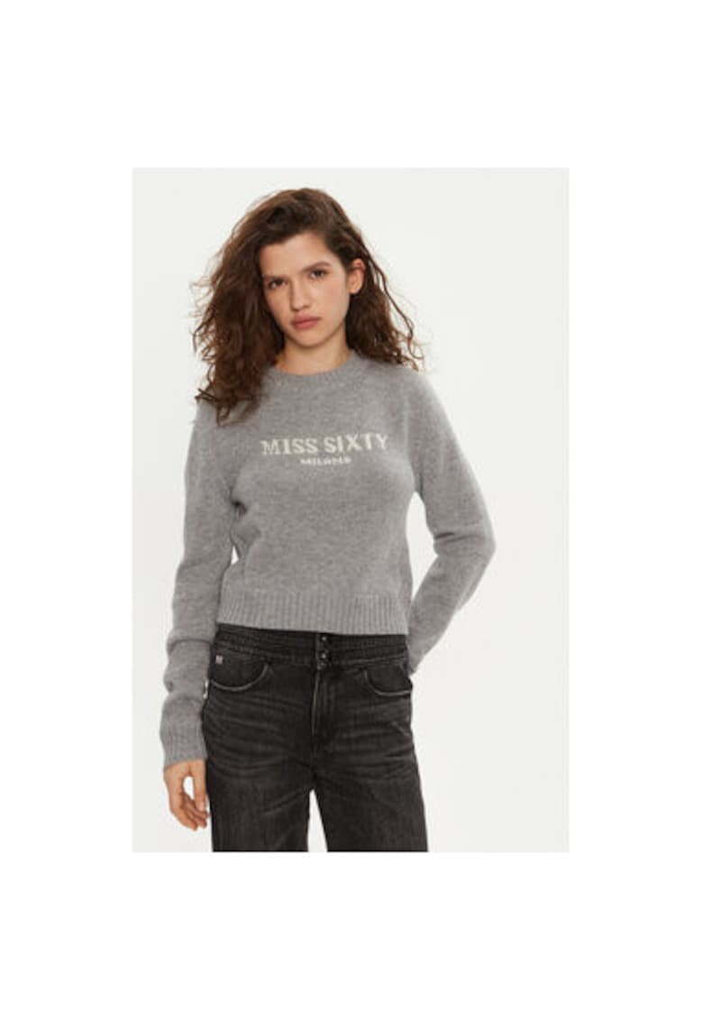 Oferte la Pulover dama -  304760020 - Lana/Casmir - Gri - Gri