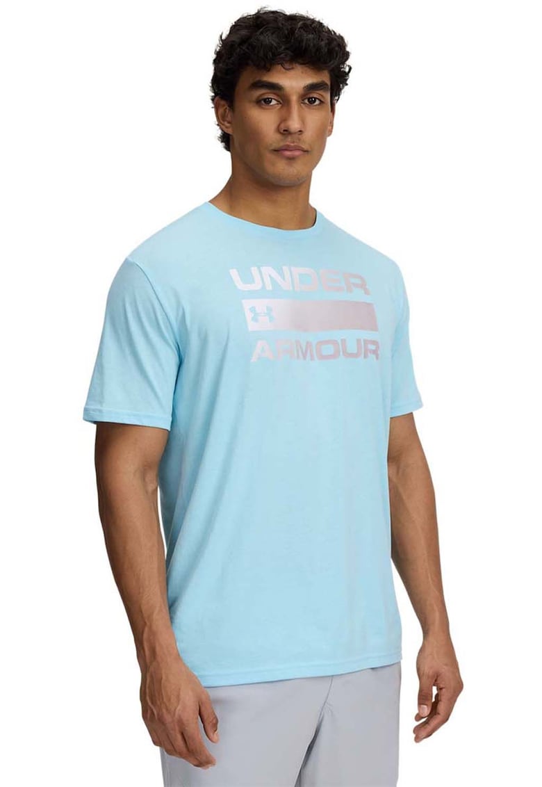 Tricou cu logo Team Issue - Albastru pastel