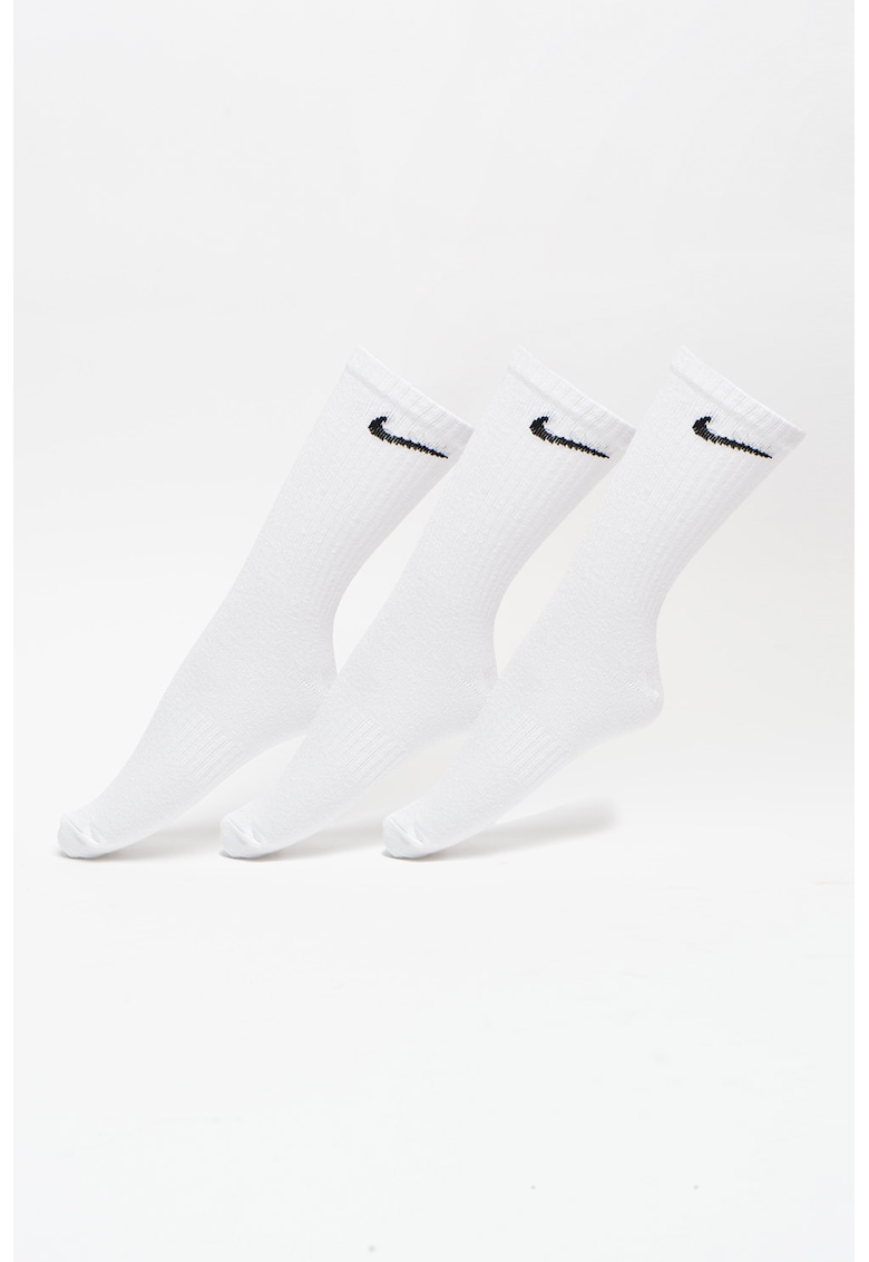 Set de 3 perechi de sosete pentru antrenament Everyday - Alb