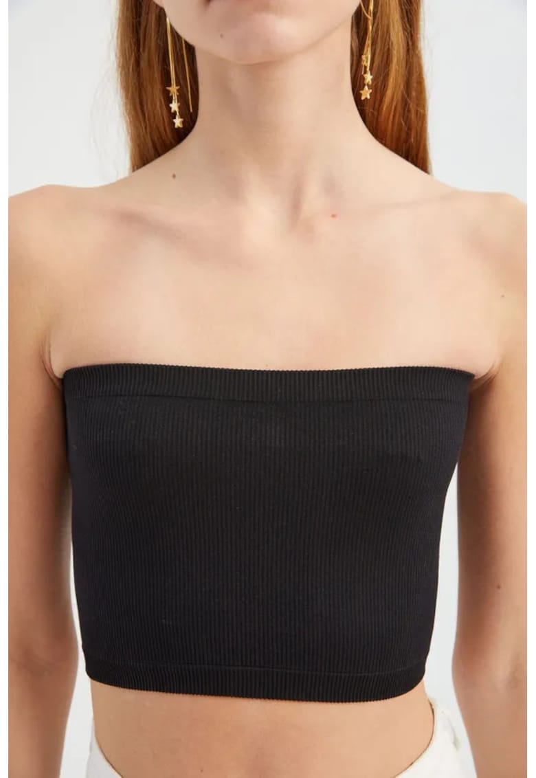 Top scurt  negru - Negru