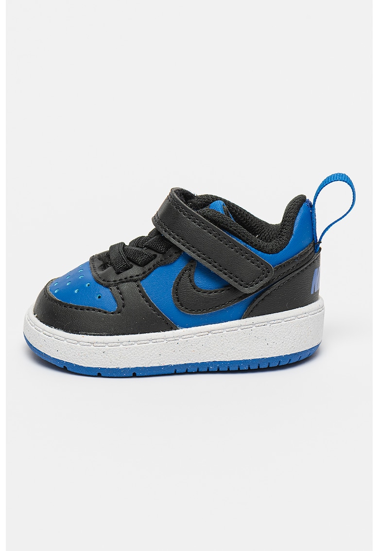 Pantofi sport cu velcro Court Borough - Negru/Blue Royal