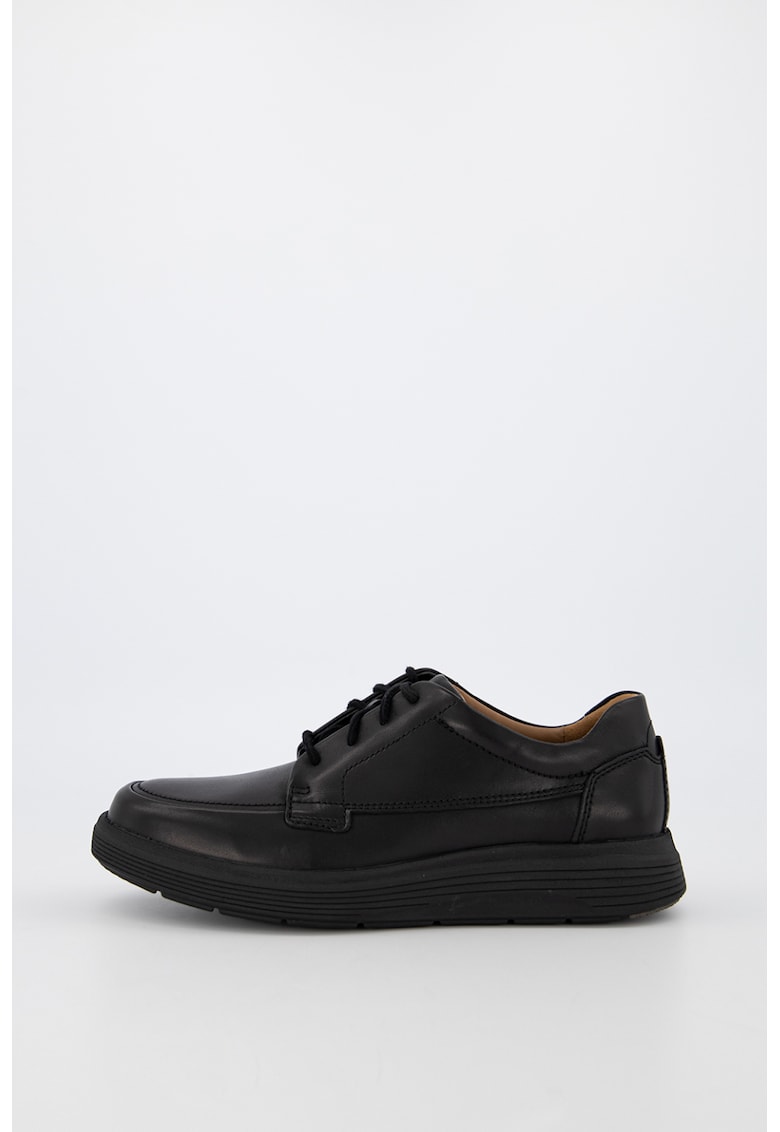 Pantofi derby de piele Un Abode - Negru