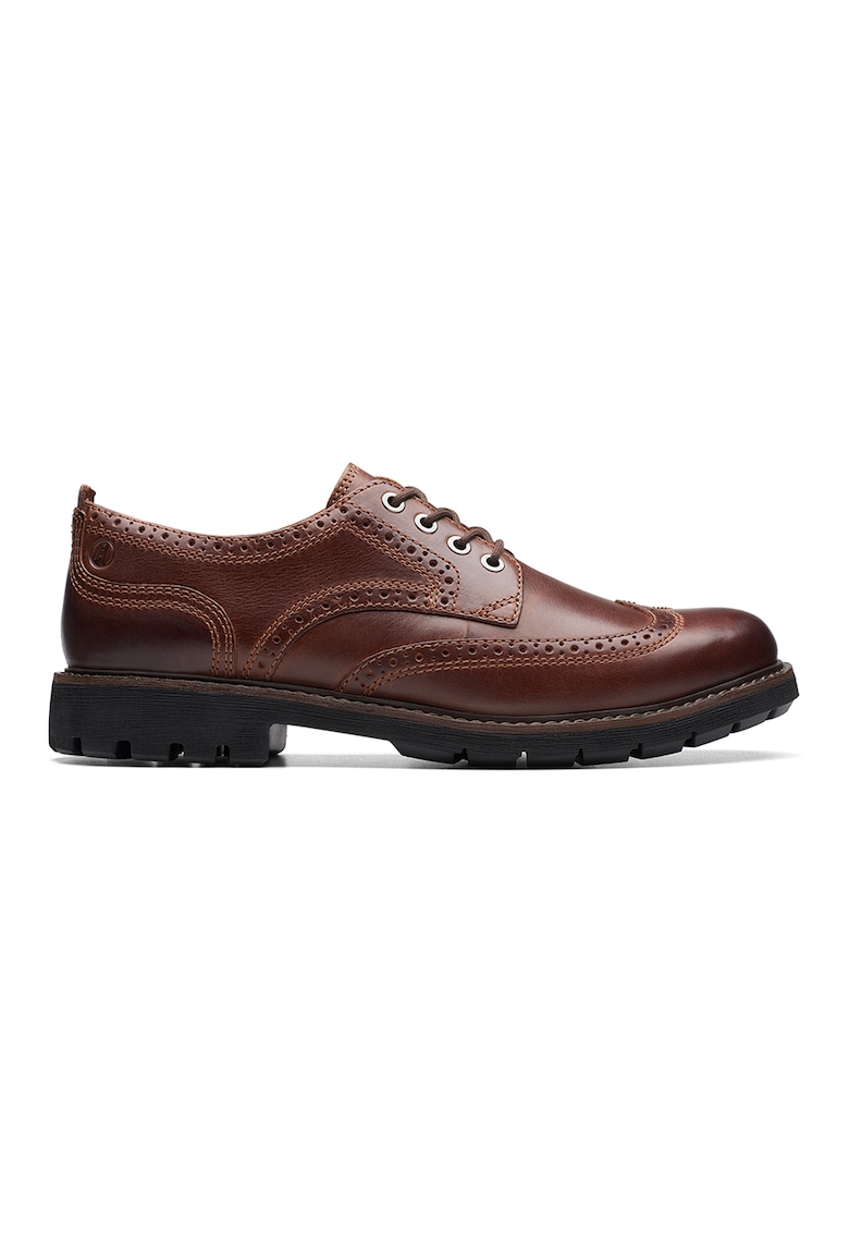 Pantofi de piele Batcombear - Maro cognac