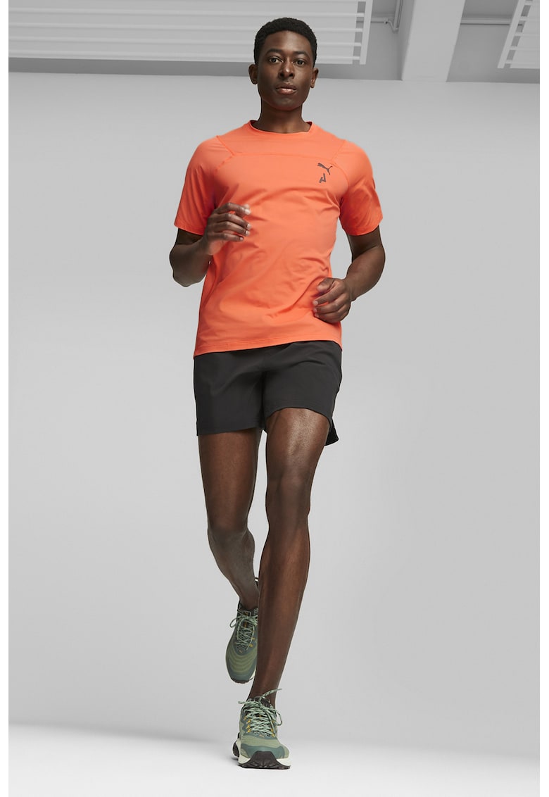 Tricou cu tehnologie coolCELL - pentru alergare Seasons - Portocaliu mandarina