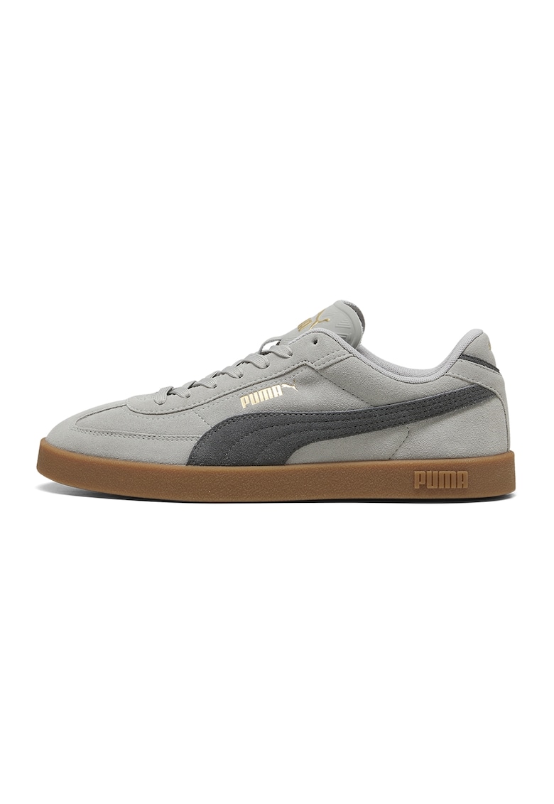 Oferte la Pantofi sport Club II Era de piele intoarsa cu detaliu contrastant - Gri deschis/Gri antracit
