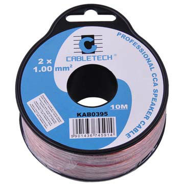 CABLU DIFUZOR CCA 2X1.00MM TRANSPARENT 10M