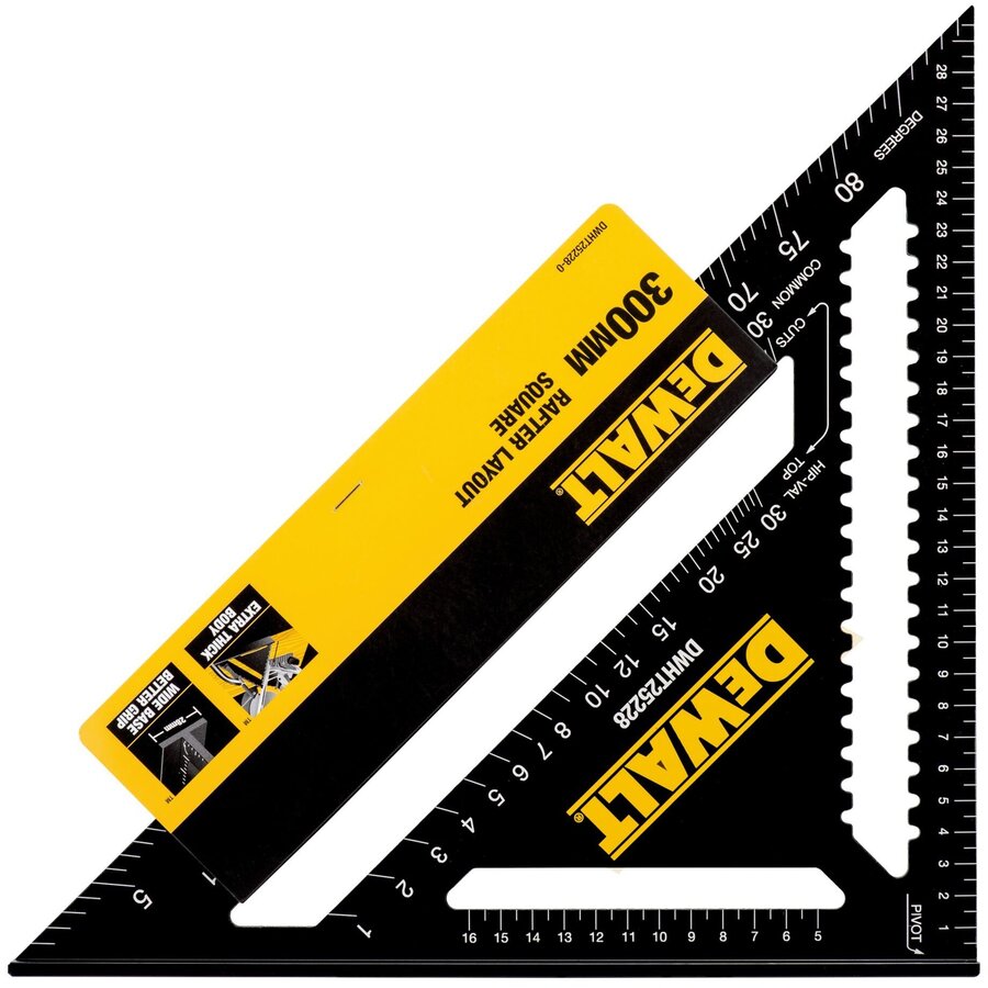 Speed Square 30cm Angle Finder (Black)