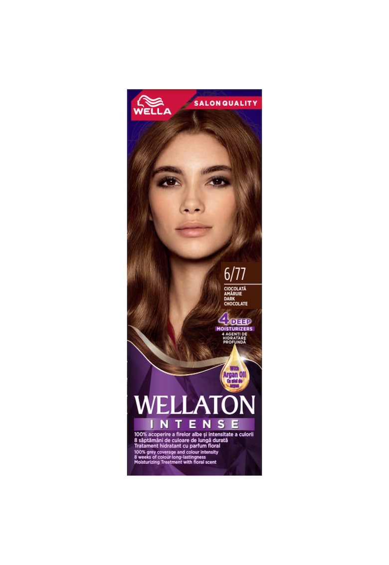 Vopsea de par permanenta ton - 110 ml - Ciocolata amaruie 6/77