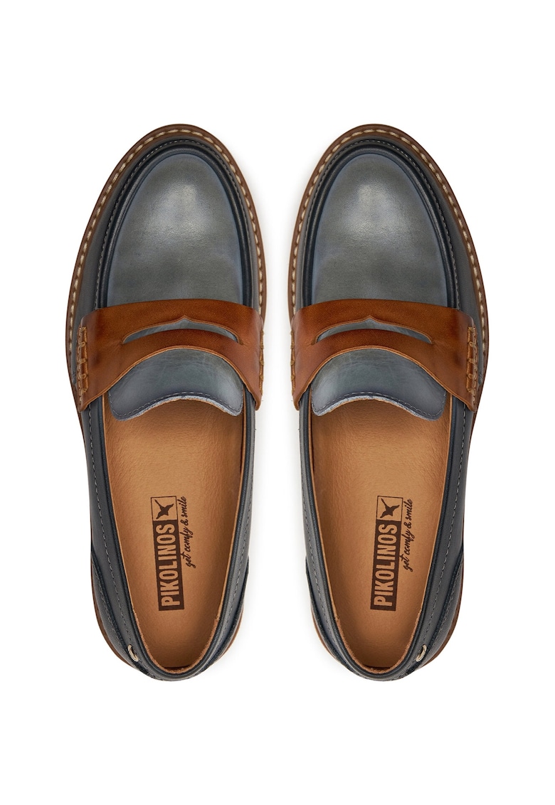 Pantofi dama -  681654 - Piele naturala - Albastru