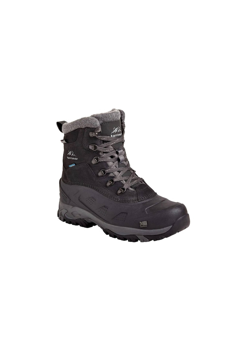 Oferte la Bocanci trekking barbati -  Piele/cauciuc - Negru