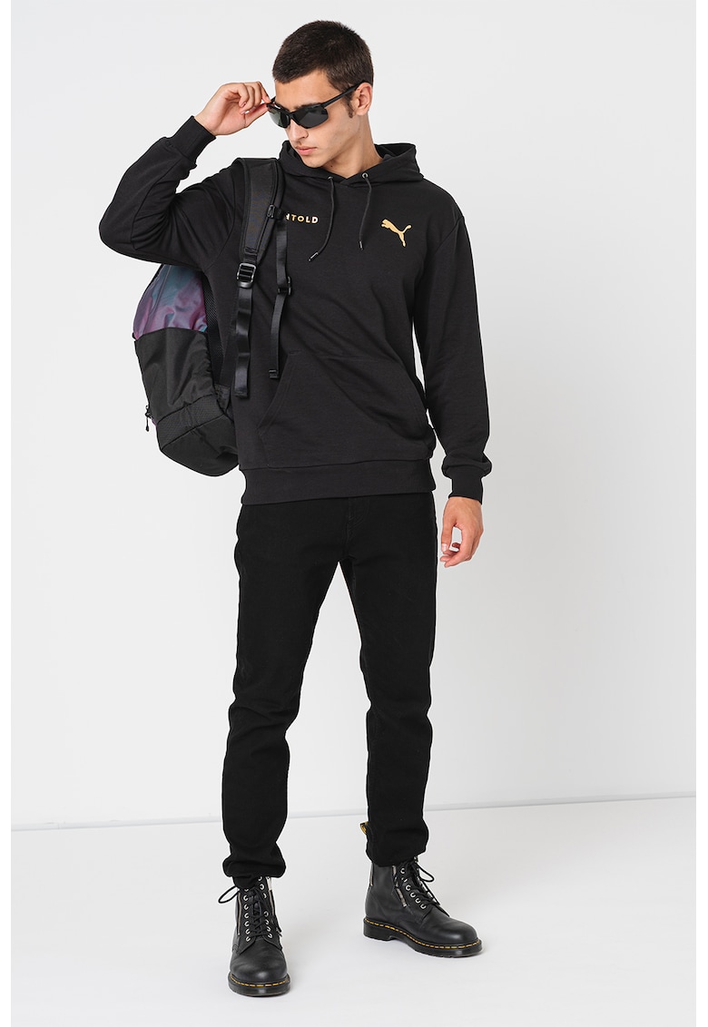 Hanorac unisex cu logo Blank Base - Puma x Untold - Auriu/Negru