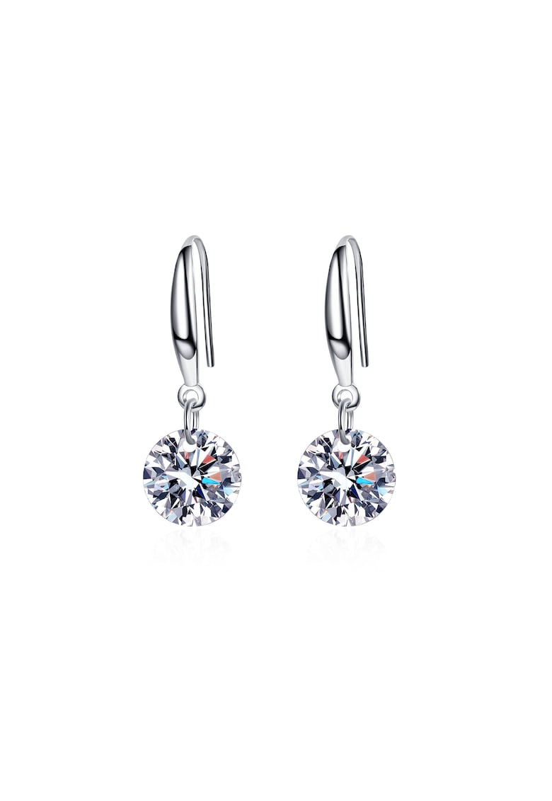 Oferte la Cercei de argint cu zirconia Folie - Argintiu