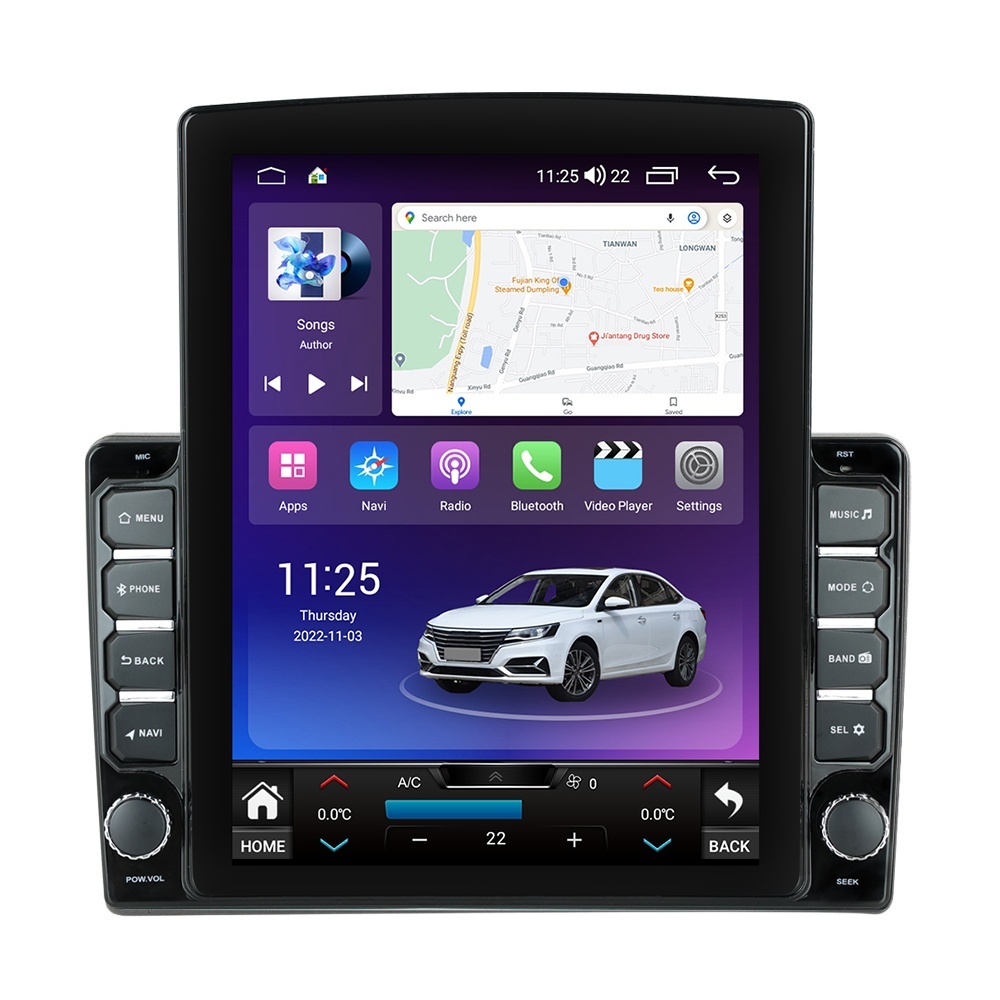 Navigatie dedicata cu Android Nissan Navara D40 2010 - 2014 cu navigatie originala, 4GB RAM, Radio GPS Dual Zone, Touchscreen IPS 9.7" HD tip Tesla, Internet Wi-Fi si slot SIM 4G, Bluetooth, MirrorLink, USB