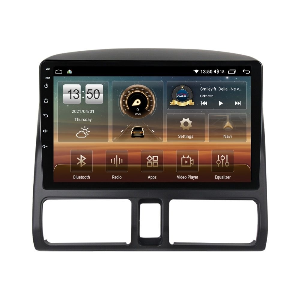 Navigatie dedicata cu Android Honda CR-V II 2001 - 2006, 6GB RAM, Radio GPS Dual Zone, Display HD QLED 9" Touchscreen, Internet Wi-Fi si slot SIM 4G, Bluetooth, MirrorLink, USB