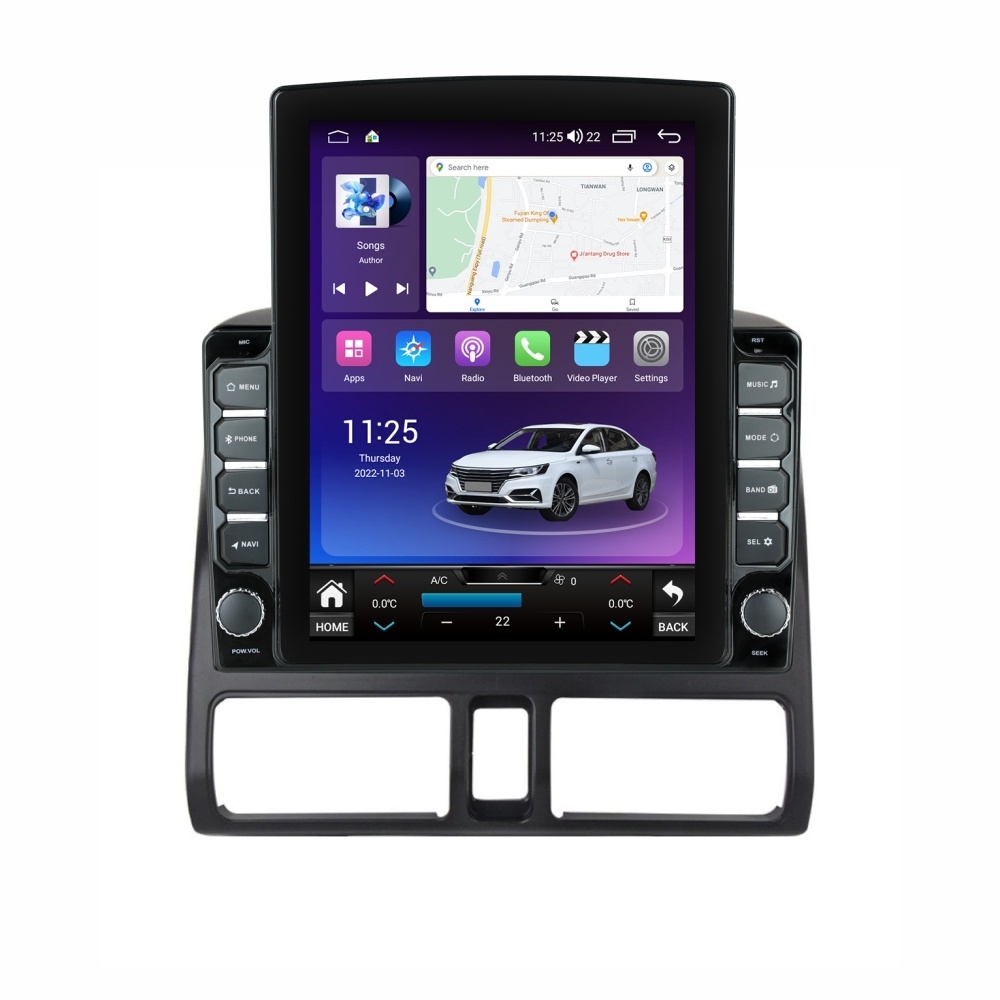 Navigatie dedicata cu Android Honda CR-V II 2001 - 2006, 8GB RAM, Radio GPS Dual Zone, Touchscreen IPS 9.7" HD tip Tesla, Internet Wi-Fi si slot SIM 4G, Bluetooth, MirrorLink, USB