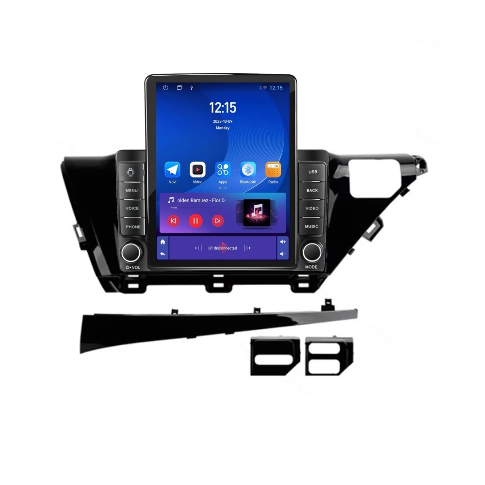 Navigatie dedicata cu Android Toyota Camry 2017 - 2021, 1GB RAM, Radio GPS Dual Zone, Touchscreen IPS 9.7" HD tip Tesla, Internet Wi-Fi, Bluetooth, MirrorLink, USB