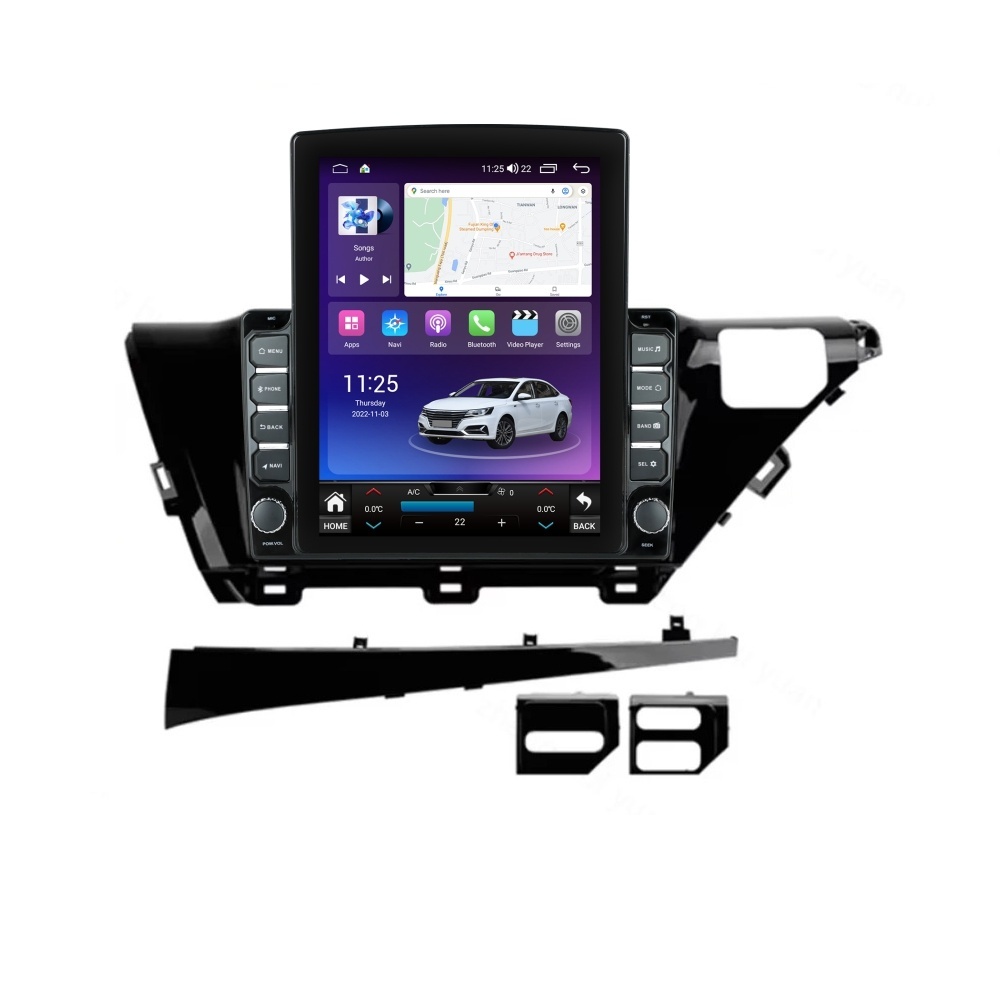 Navigatie dedicata cu Android Toyota Camry 2017 - 2021, 8GB RAM, Radio GPS Dual Zone, Touchscreen IPS 9.7" HD tip Tesla, Internet Wi-Fi si slot SIM 4G, Bluetooth, MirrorLink, USB